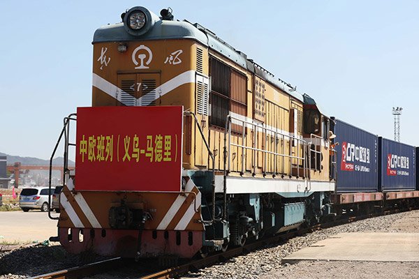 Shipping from Yiwu by rail, freight train from China