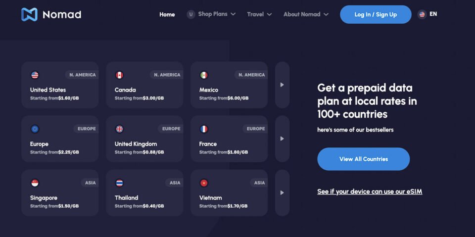 how does nomad esim work